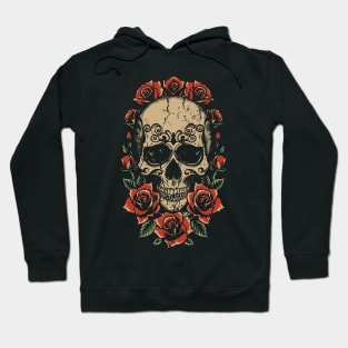 skull and roses Hoodie